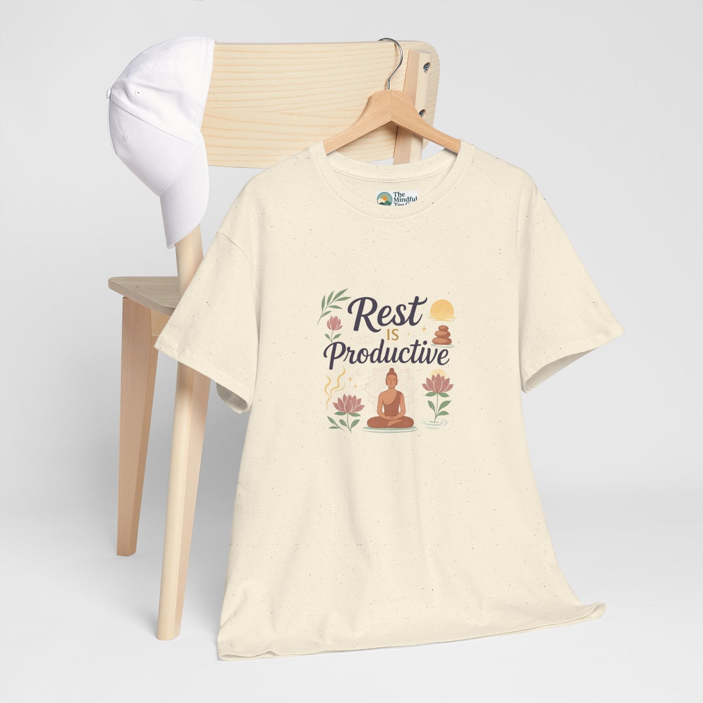 Rest Is Productive T-Shirt – Mindfulness & Meditation Tee