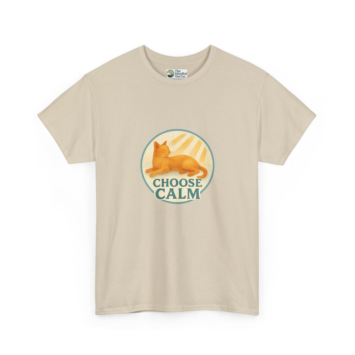 Choose Calm T-Shirt – Relaxing Cat Tee