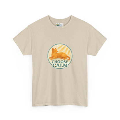 Choose Calm T-Shirt – Relaxing Cat Tee