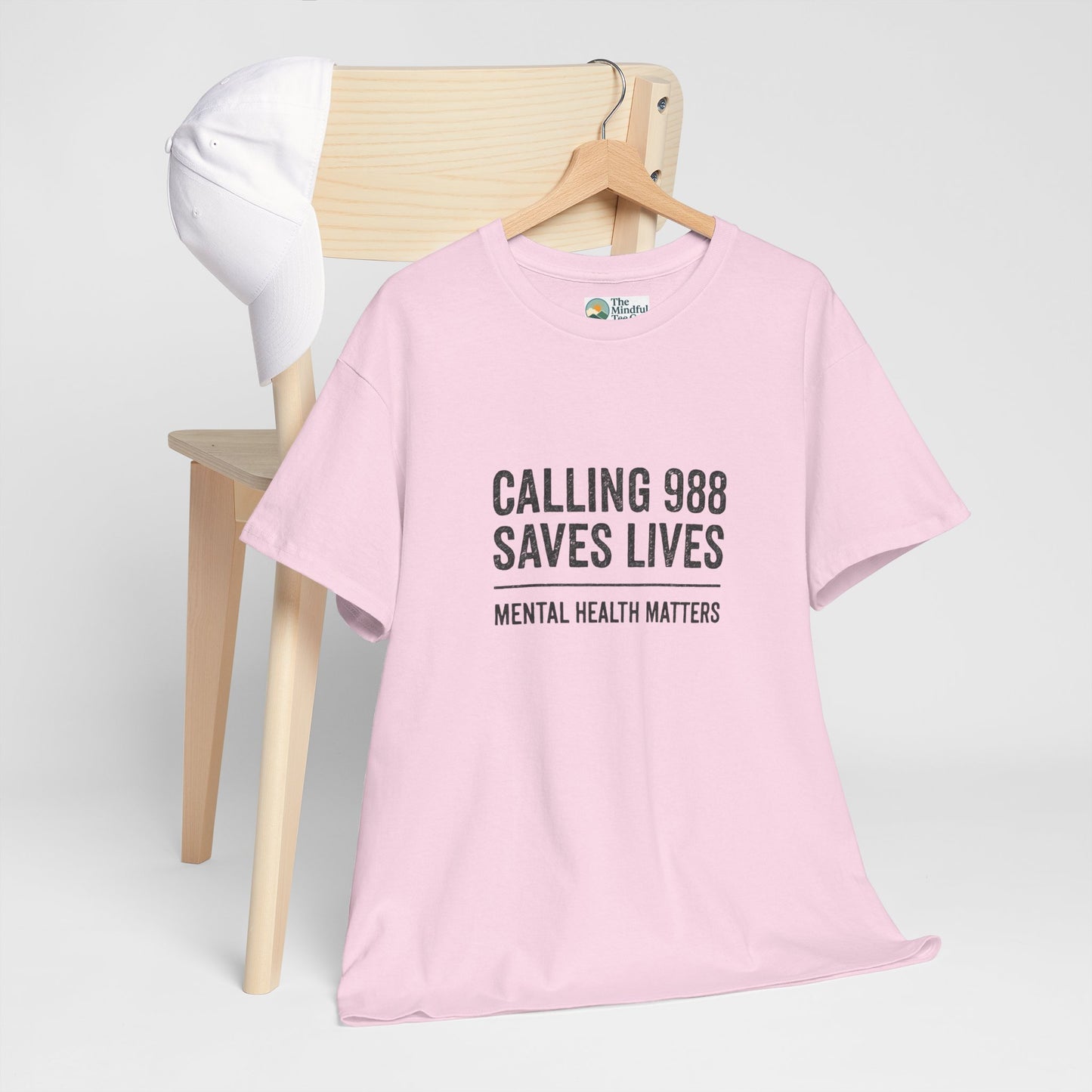 Calling 988 Saves Lives T-Shirt - Mental Health Awareness