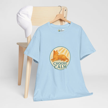 Choose Calm T-Shirt – Relaxing Cat Tee