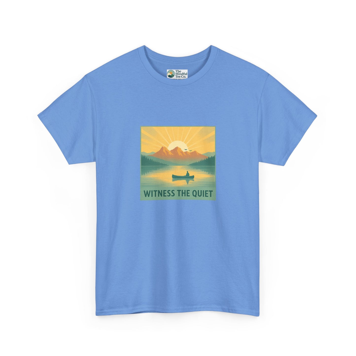 Witness the Quiet Canoe T-Shirt – Nature Mindfulness  Tee