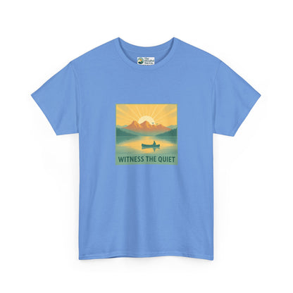 Witness the Quiet Canoe T-Shirt – Nature Mindfulness  Tee
