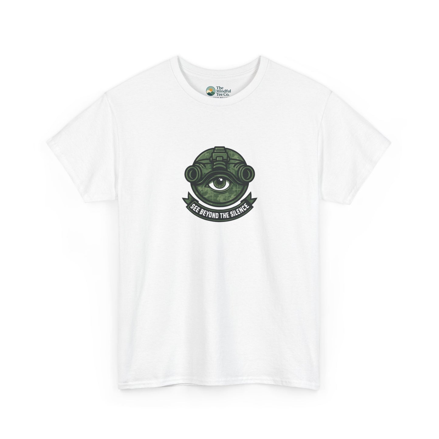 See Beyond the Silence T-Shirt – Military Awareness & Mental Strength  Tee
