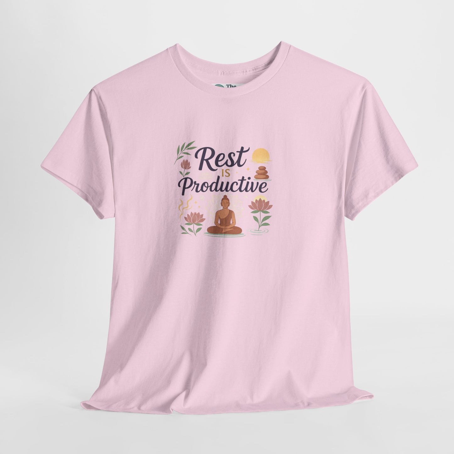 Rest Is Productive T-Shirt – Mindfulness & Meditation Tee