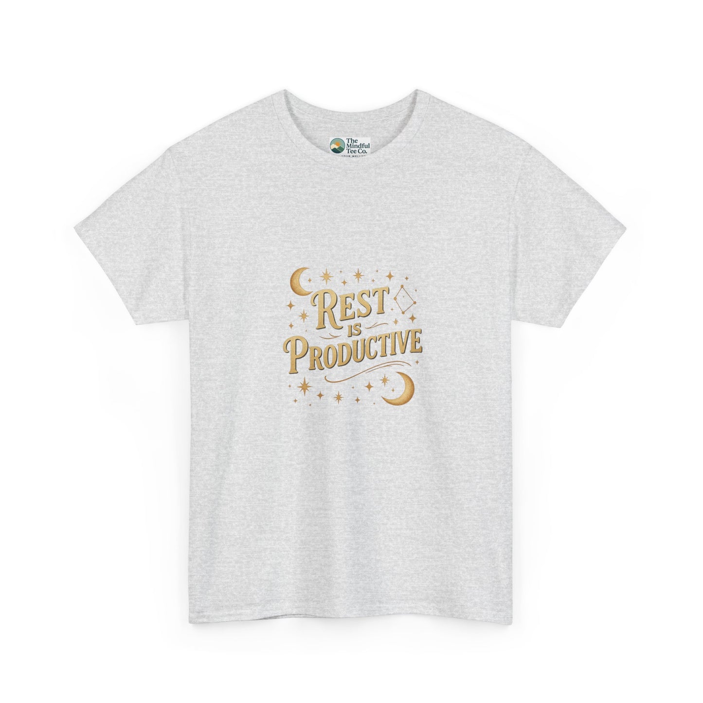Rest Is Productive T-Shirt – Celestial Self-Care Tee
