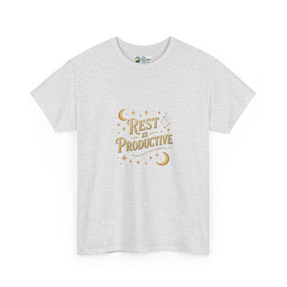 Rest Is Productive T-Shirt – Celestial Self-Care Tee
