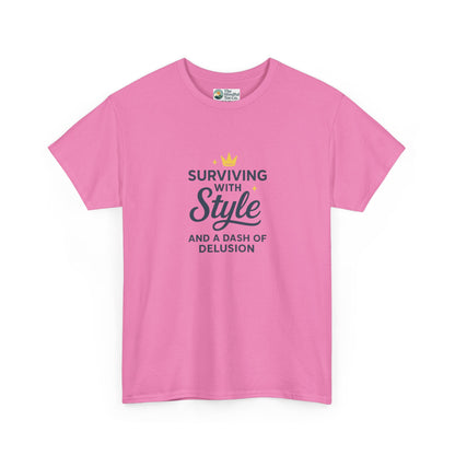 Surviving with Style T-Shirt – Mental Health & Self-Care Tee