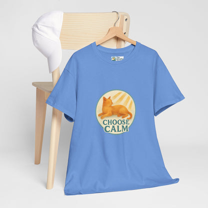 Choose Calm T-Shirt – Relaxing Cat Tee