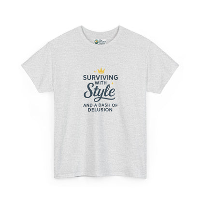 Surviving with Style T-Shirt – Mental Health & Self-Care Tee