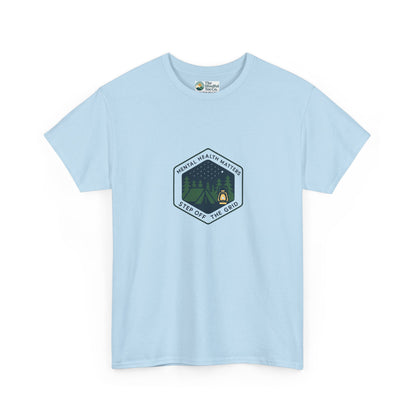 Step Off the Grid T-Shirt – Mental Health Matters Camping Tee