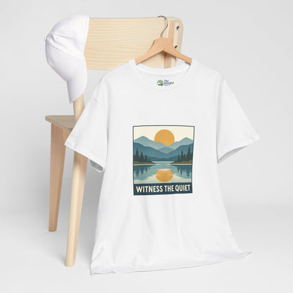 Witness the Quiet Sunset T-Shirt - Reflection Mindfulness Tee