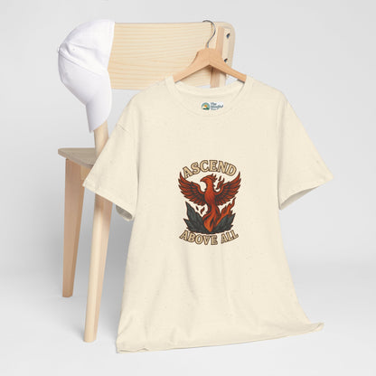 Ascend Above All T-Shirt – Phoenix Rising Strength Design