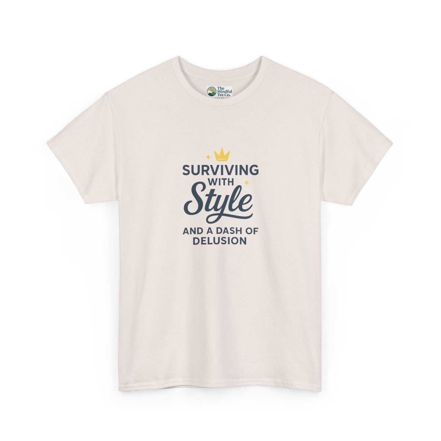 Surviving with Style T-Shirt – Mental Health & Self-Care Tee