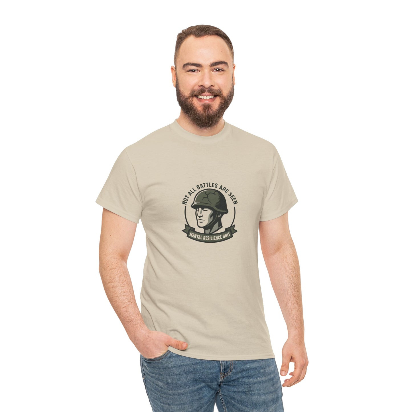 Not All Battles Are Seen T-Shirt – Military Strength & Awareness  Tee