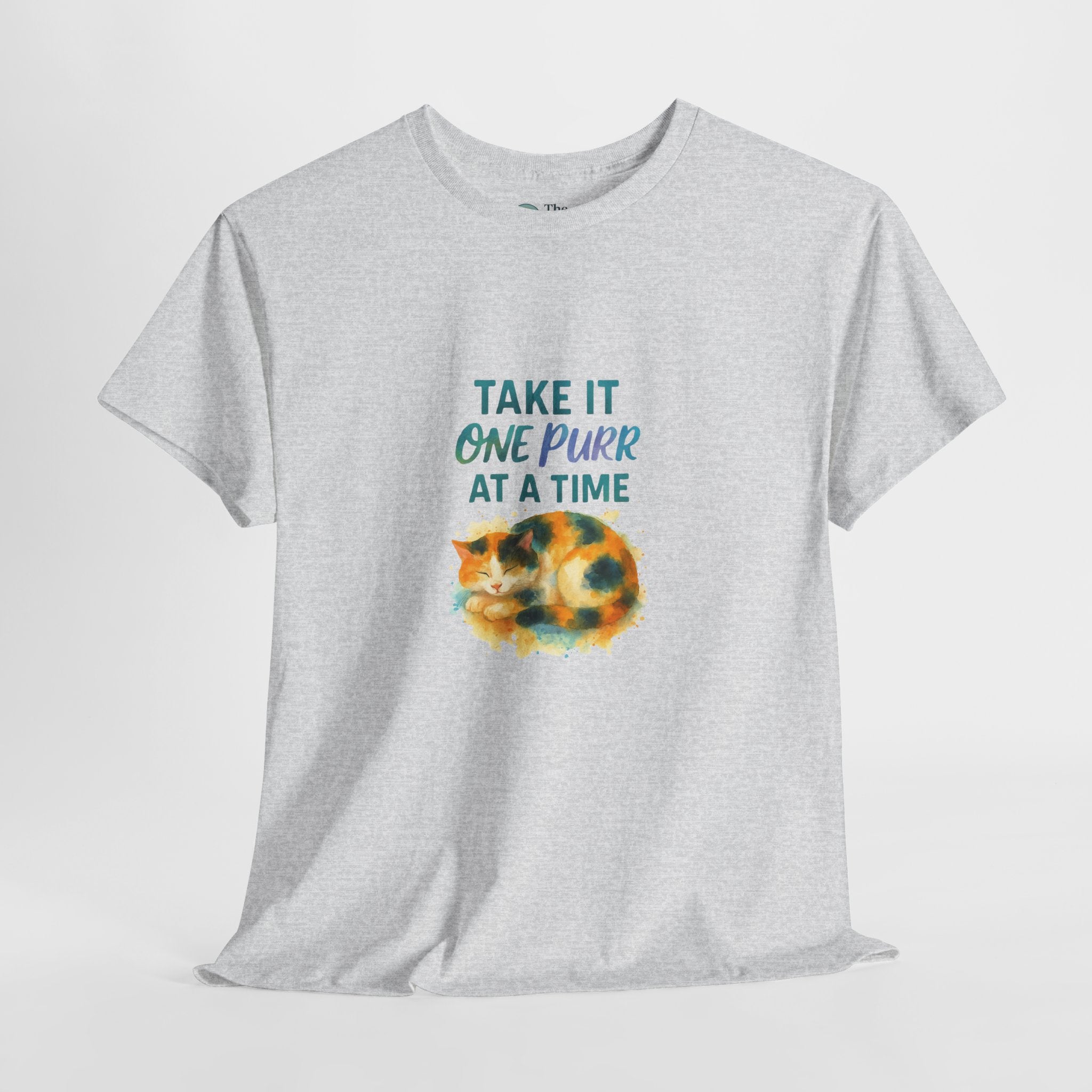 One Purr at a Time – Cat Encouragement Tee