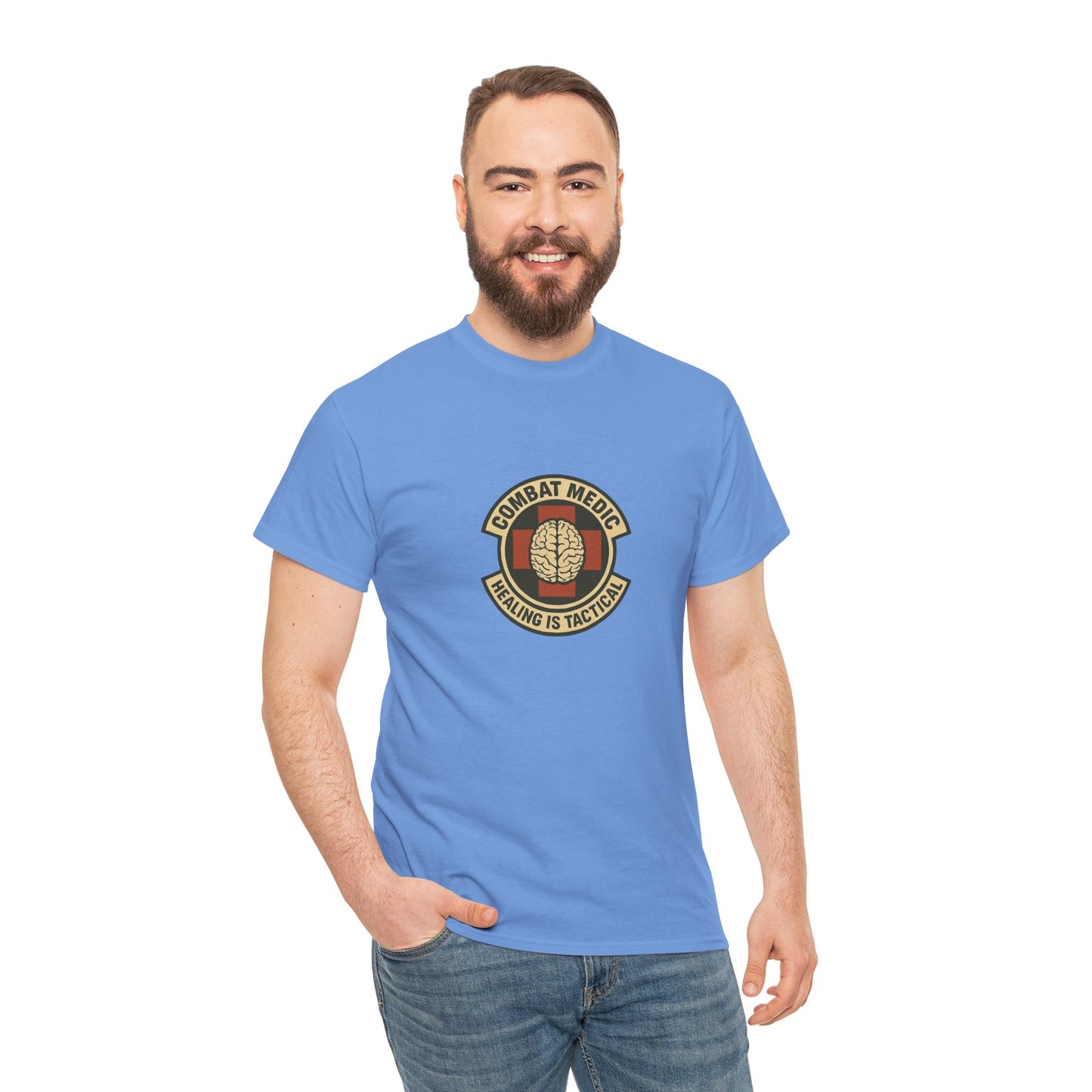 Combat Medic T-Shirt – Healing Is Tactical Graphic Tee