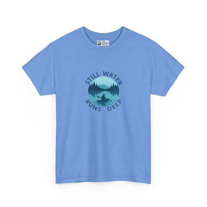 Still Water Runs Deep T-Shirt – Lake Reflection Mental Health Tee