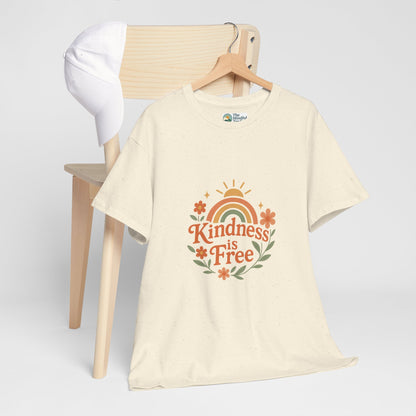 Kindness Is Free T-Shirt – Rainbow Positivity Tee
