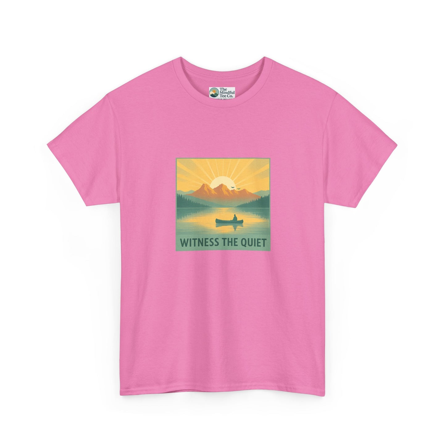 Witness the Quiet Canoe T-Shirt – Nature Mindfulness  Tee