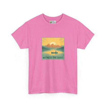 Witness the Quiet Canoe T-Shirt – Nature Mindfulness  Tee