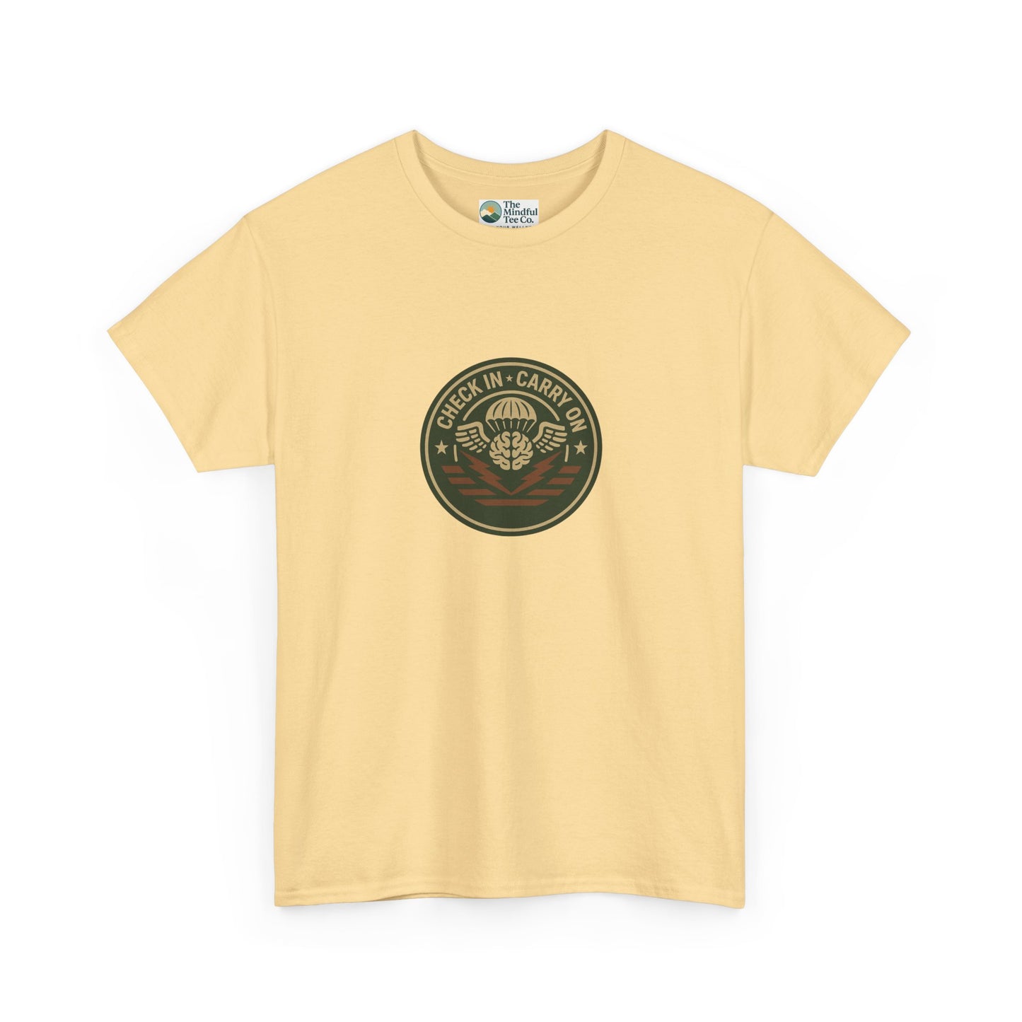Check In, Carry On T-Shirt - Military Mental Health Tee
