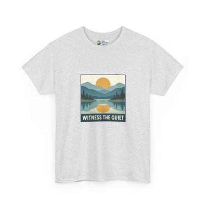 Witness the Quiet Sunset T-Shirt - Reflection Mindfulness Tee