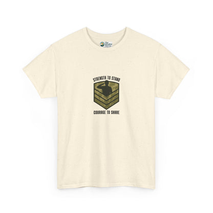 Strength to Stand, Courage to Share T-Shirt – Military Mental Health  Tee