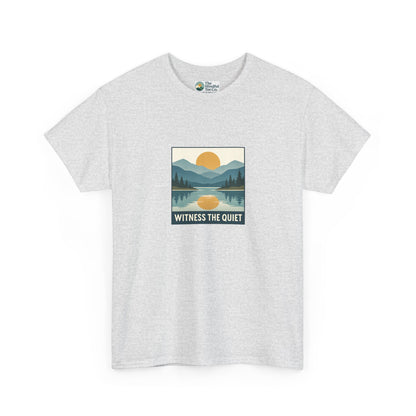 Witness the Quiet T-Shirt - Nature Mindfulness Sunset  Tee