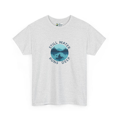 Still Water Runs Deep T-Shirt – Lake Reflection Mental Health Tee