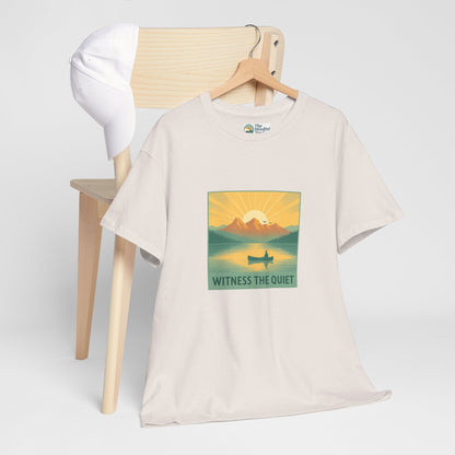Witness the Quiet Canoe T-Shirt – Nature Mindfulness  Tee