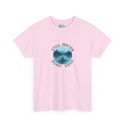 Still Water Runs Deep T-Shirt – Lake Reflection Mental Health Tee