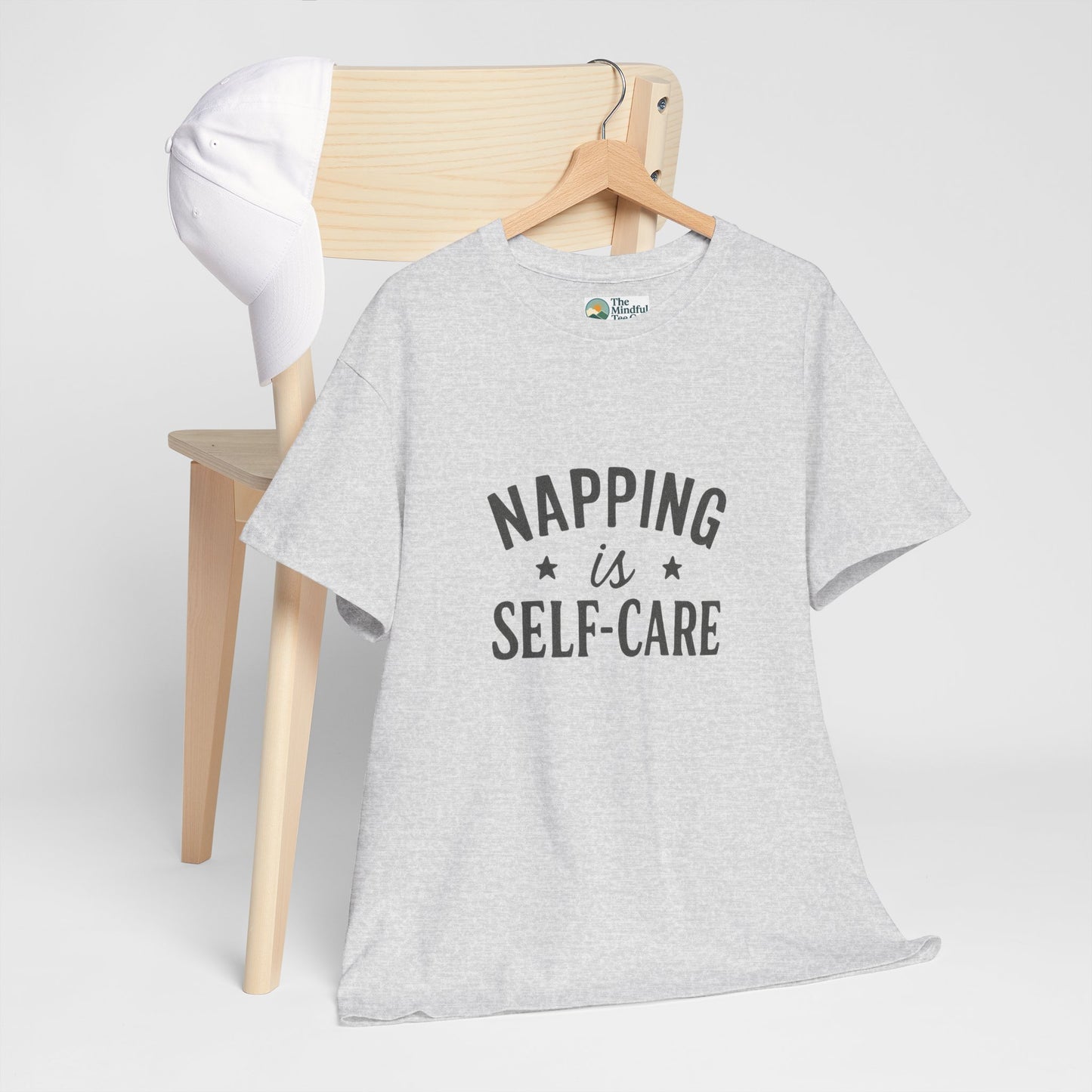 Napping Is Self-Care T-Shirt – Funny Mental Health Tee