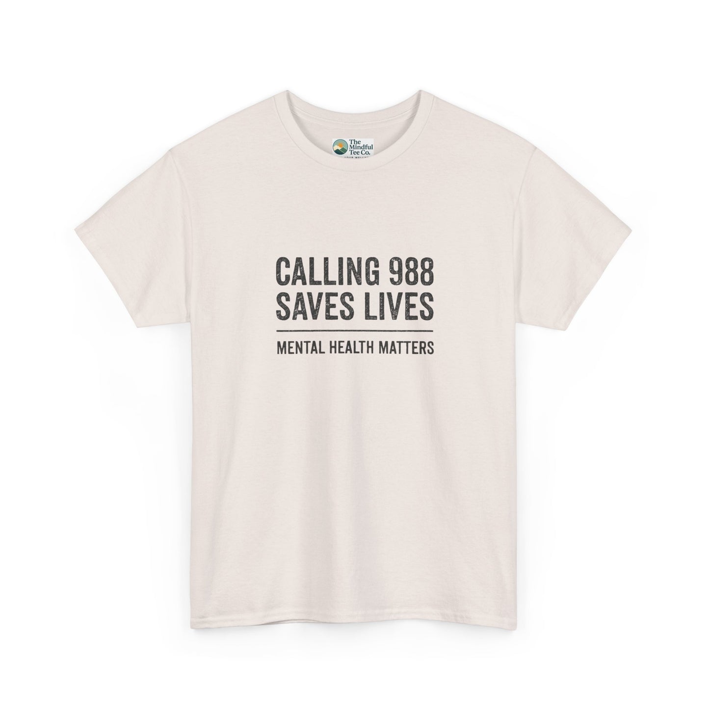 Calling 988 Saves Lives T-Shirt - Mental Health Awareness