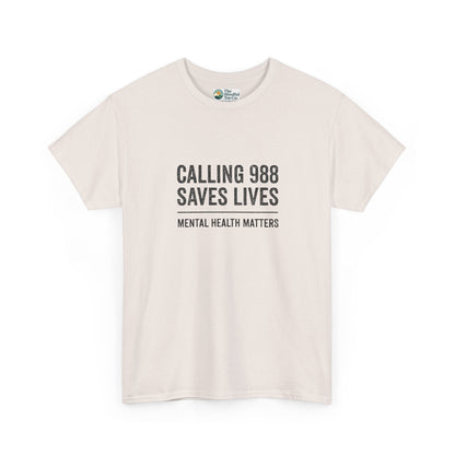 Calling 988 Saves Lives T-Shirt - Mental Health Awareness