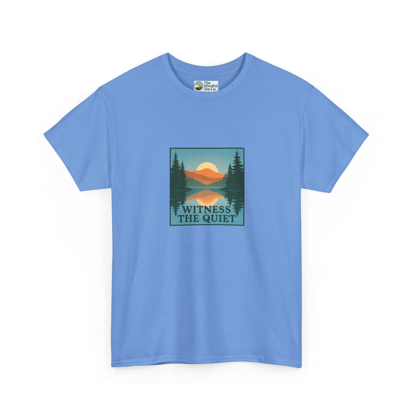 Witness the Quiet T-Shirt - Nature Mindfulness Reflection Tee