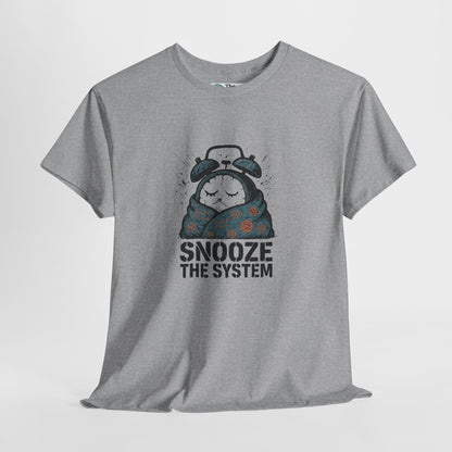 Snooze the System T-Shirt – Anti-Hustle Tee