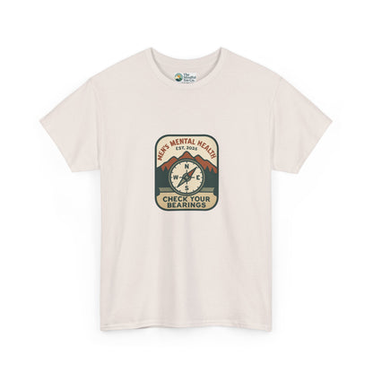 Check Your Bearings T-Shirt – Men’s Mental Health Compass Tee