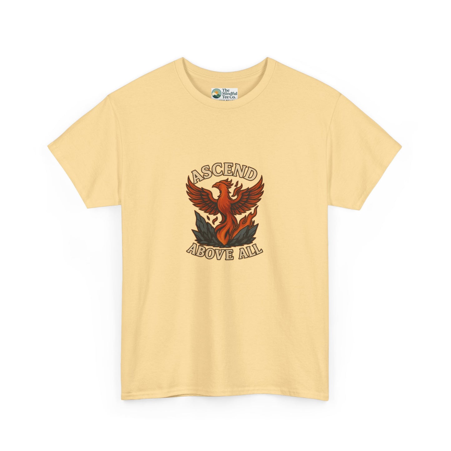 Ascend Above All T-Shirt – Phoenix Rising Strength Design