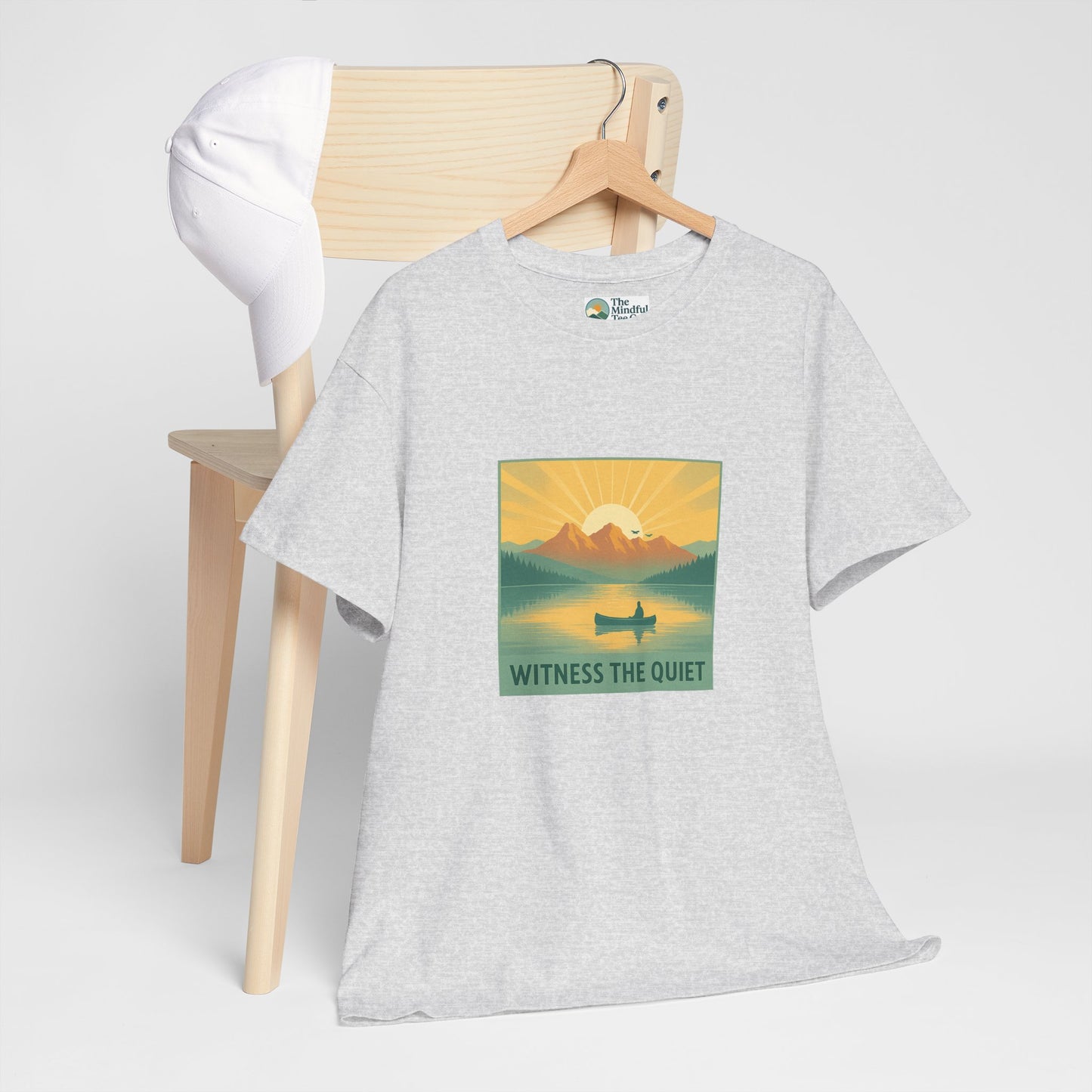 Witness the Quiet Canoe T-Shirt – Nature Mindfulness  Tee
