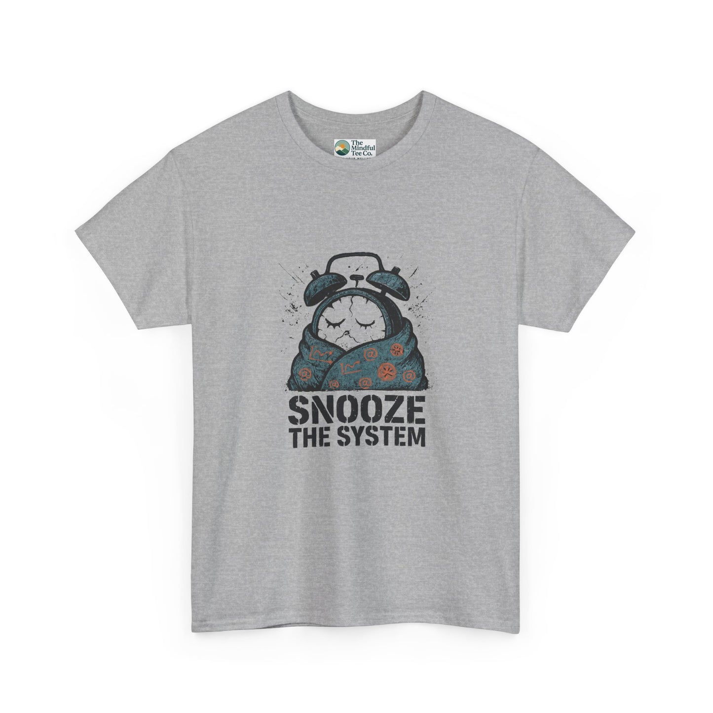 Snooze the System T-Shirt – Anti-Hustle Graphic Tee
