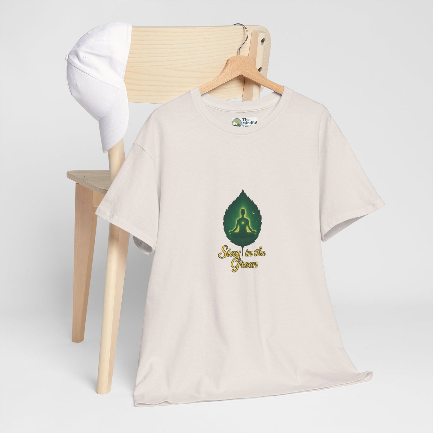 Stay in the Green T-Shirt – Mindful Meditation Tee