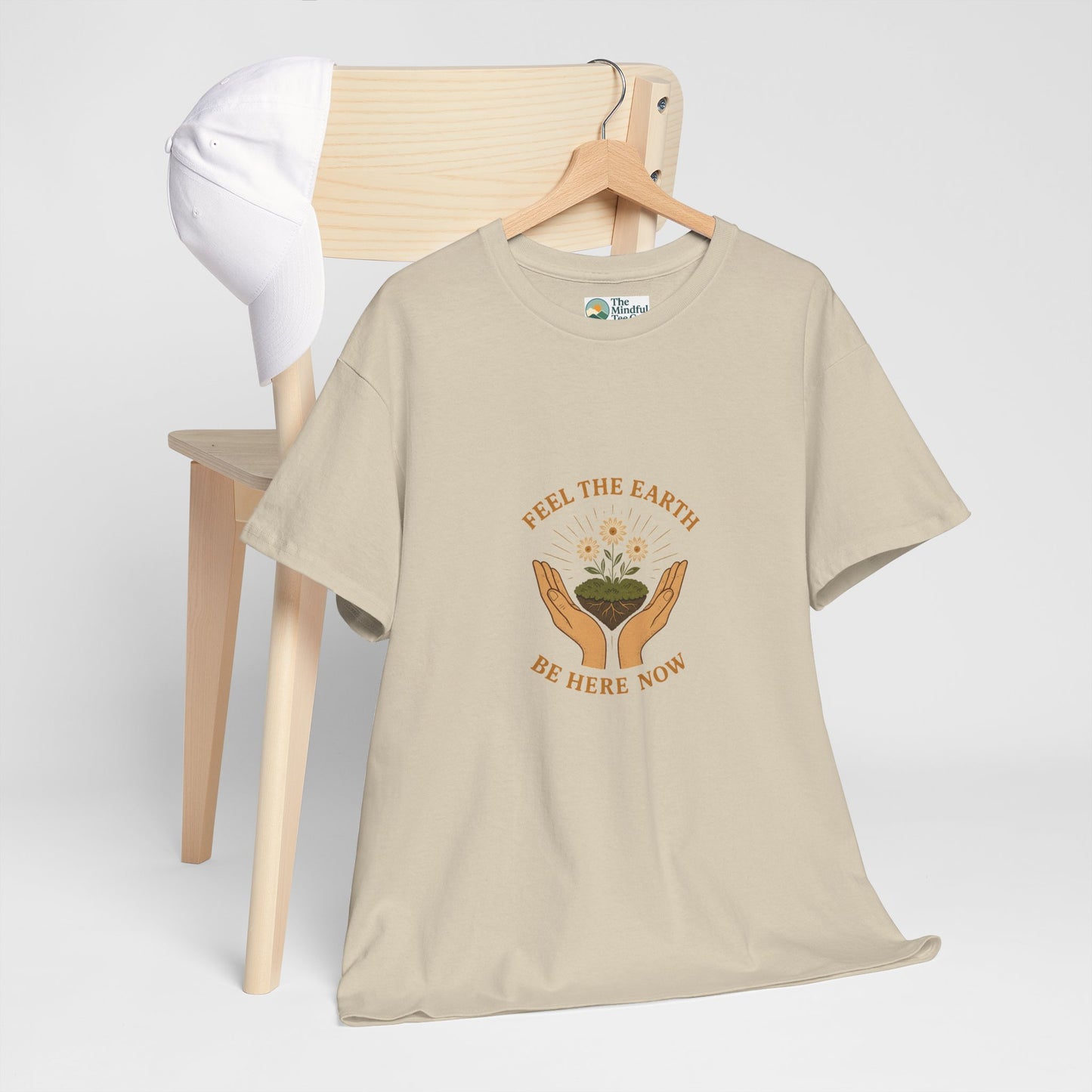 Feel the Earth T-Shirt – Mindfulness & Presence Tee
