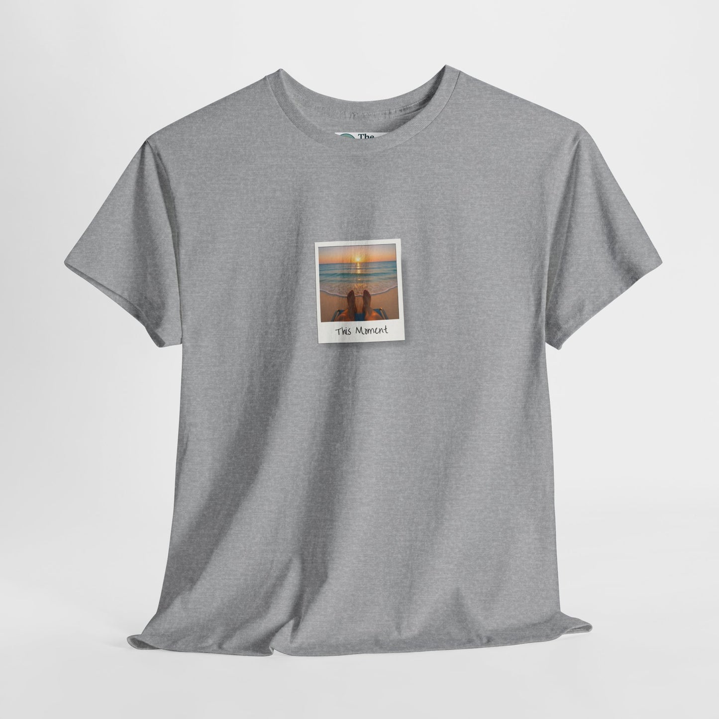 This Moment T-Shirt - Ocean Sunset Mindfulness Tee