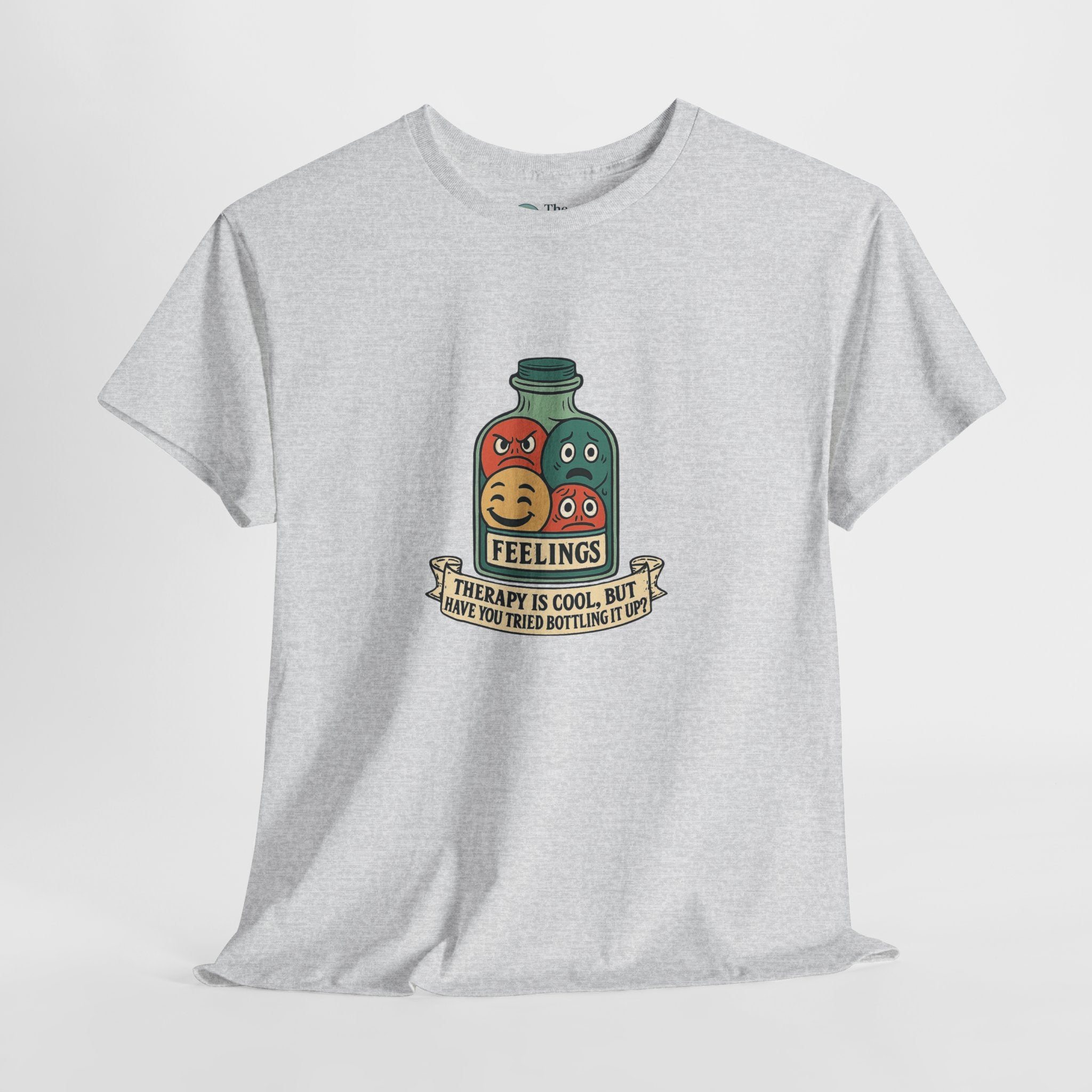 Bottled Feelings – Humor Tee