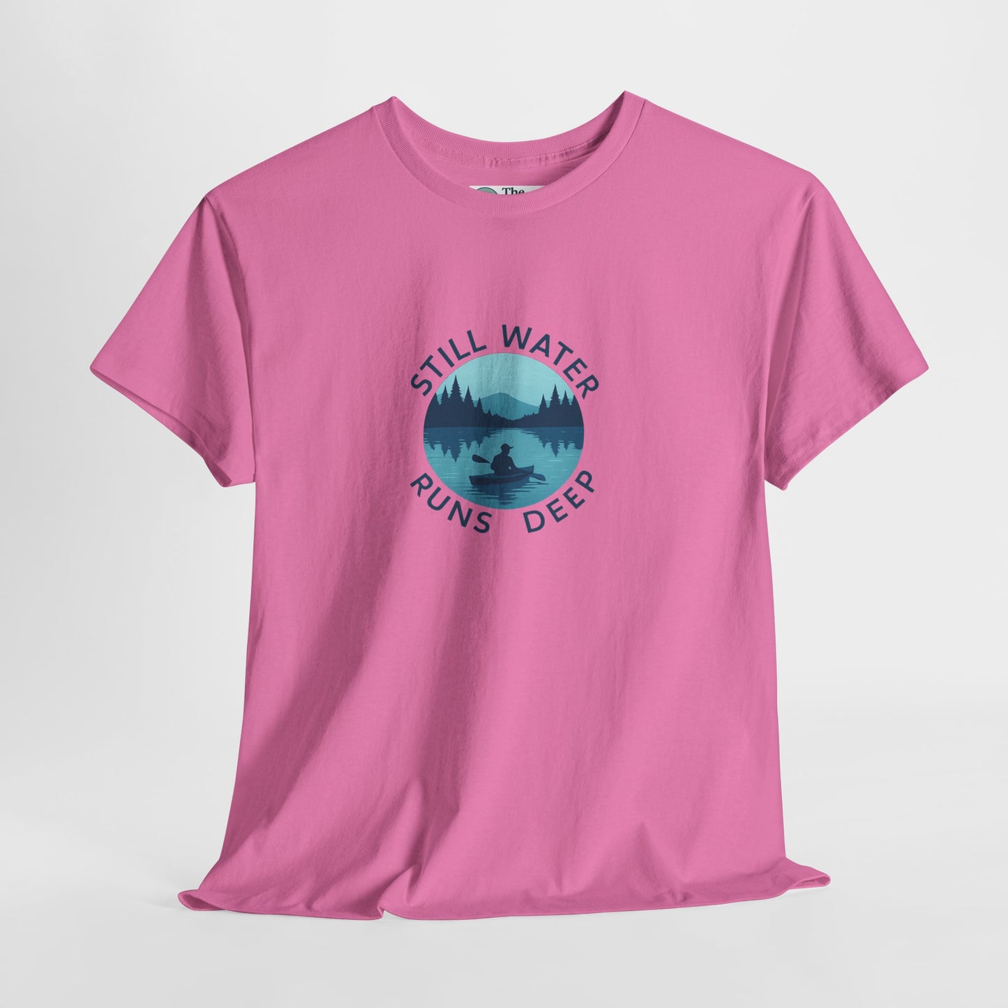 Still Water Runs Deep T-Shirt – Lake Reflection Mental Health Tee