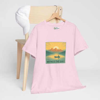 Witness the Quiet Canoe T-Shirt – Nature Mindfulness  Tee