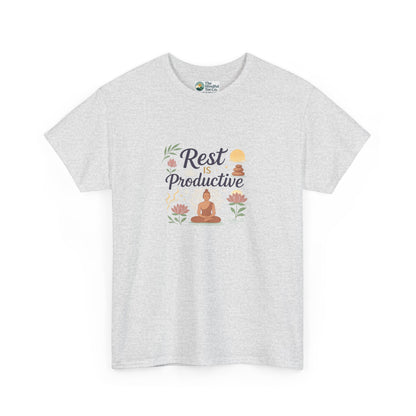 Rest Is Productive T-Shirt – Mindfulness & Meditation Tee