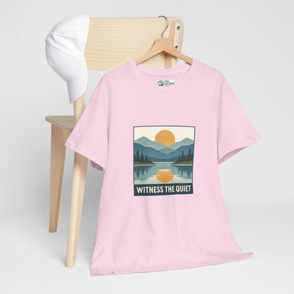 Witness the Quiet Sunset T-Shirt - Reflection Mindfulness Tee