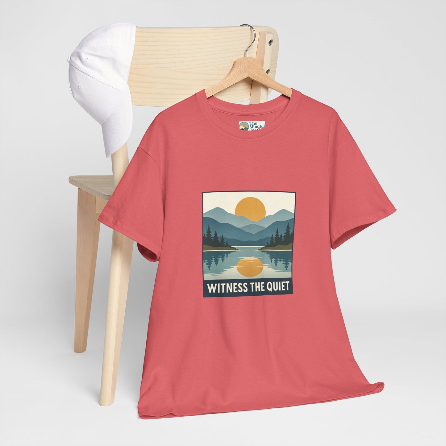 Witness the Quiet Sunset T-Shirt - Reflection Mindfulness Tee